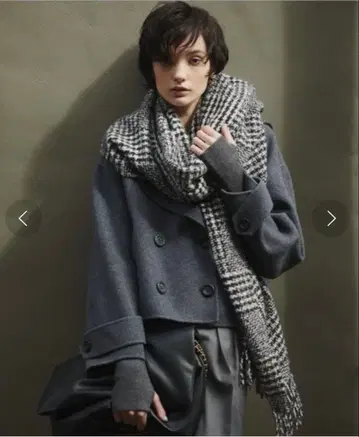 Mila Owen 하운드투스 체크 스톨