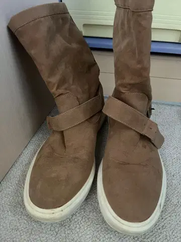 브라운 스웨이드 엔지니어 부츠 archive lgb 그런지 y2k