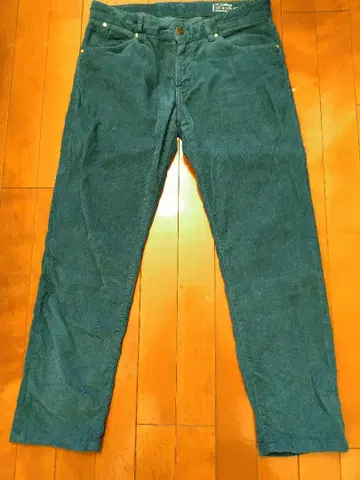 PTTORINO 코듀로이 팬츠 청록색 30 SWING 피티토리노