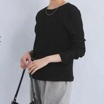 그린 라벨 릴랙싱 시어 플로키 롱 슬리브 티셔츠