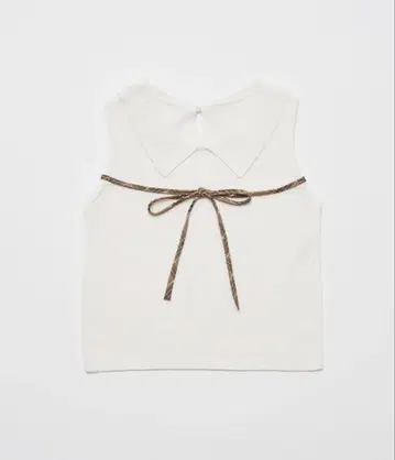 슬리브리스 리본 니트