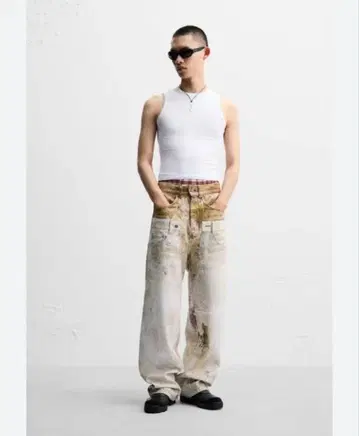 자라 x Andersson Bell 더블 허리밴딩 청바지