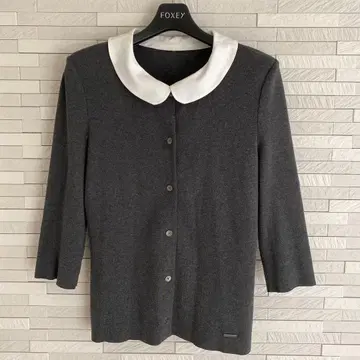 FOXEY 그레이 긴팔 상의
