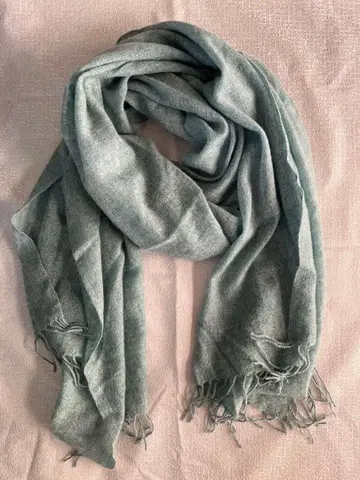 무인양품 캐시미어 스톨 그린