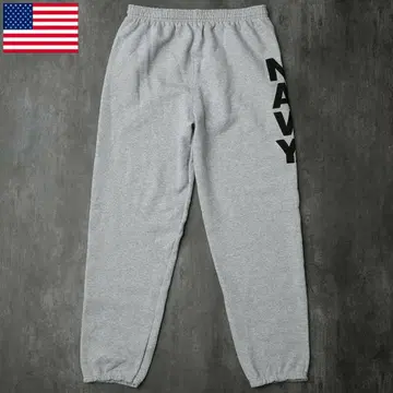 usnavy 네이비 스웨트 팬츠 새상품 그레이 사이즈 M