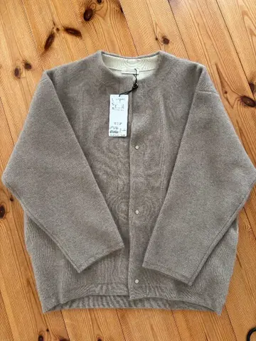 24AW Loungedress 접결 니트 코트 가디건