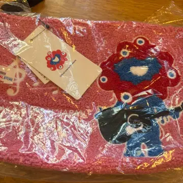 회장 한정판 미야쿠미야쿠 파우치 23cm 17cm 사가라 파우치 핑크