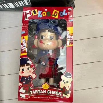 페코 & 도리 타탄 체크 인형 페코짱