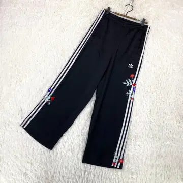 [ adidas ] (L) 꽃무늬 자수 트랙 팬츠