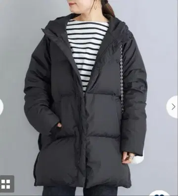 SHIPS TAION 다운 자켓 블랙 사이즈 36