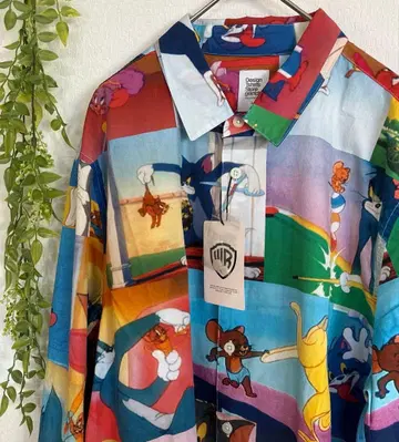 택 포함 새상품 graniph 그라니프 톰과 제리 셔츠