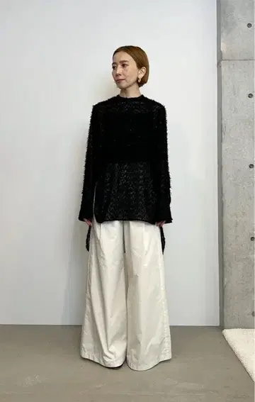 chieko+ 치에코 airy 와이드 팬츠 새상품 화이트