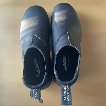 블런스톤 블랙 사이드 고어 부츠