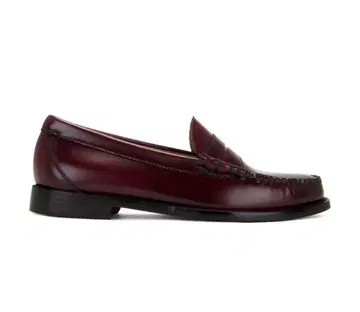 GH Bass 버건디 가죽 로퍼 us9.5