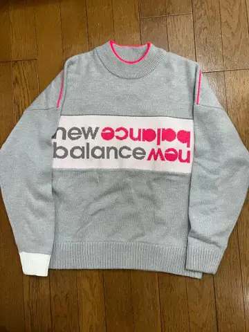 뉴발란스 그레이 핑크 스웨터 2