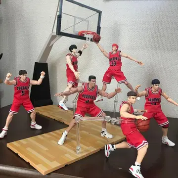 SLAM DUNK 쇼호쿠 멤버 6체 세트 + 바스켓 골
