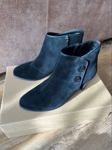 REGAL 스웨이드 숏부츠 22cm 블랙