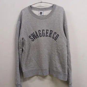 SWAGGER CO. 그레이 크루넥 트레이닝복