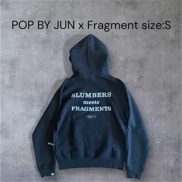 POP BY JUN x Fragment SLUMBERS HOODIE S