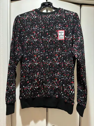 have a good time 스플래터 패턴 트레이닝복 S 사이즈