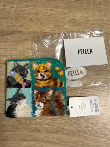 [새상품 FEILER ]고양이 디자인 파우치