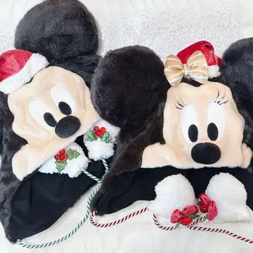 디즈니 크리스마스 팬캡 미키 미니 2025 머리띠