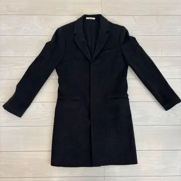 CLUB MONACO 다크 그레이 체스터 코트 (캐시미어 울 혼방)