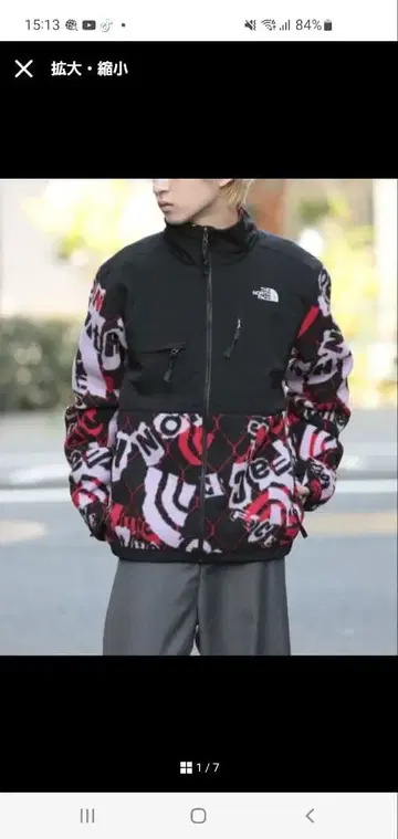 THE NORTH FACE 그래픽 다운 자켓 L