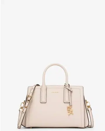 마이클코어스 LAILA 컬러 블록 페블 가죽 사첼 스몰