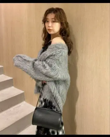 FRAY I.D 프레이 아이디 모헤어 MIX 샤기 가디건