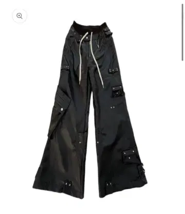 cozyworldwide 가죽 카고 팬츠