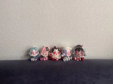 popmart skulldanda 야노시로 피규어 5개 세트