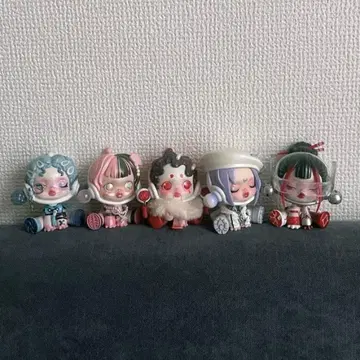 popmart skulldanda 야노시로 피규어 5개 세트