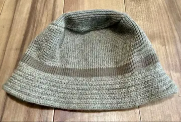 USA제 빈티지 울 크러셔 모자 그레이 계열 BRONER