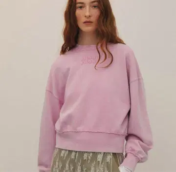 ADAM ET ROPE 맨투맨 핑크