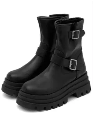 GRL 통굽 엔지니어 부츠 24.5