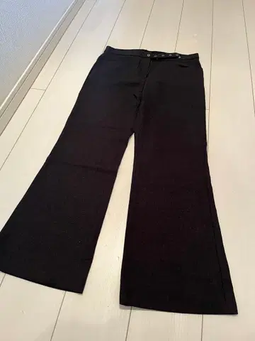 JOSEPH 블랙 플레어 팬츠