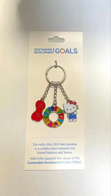 유엔 키티 SDGs 키링