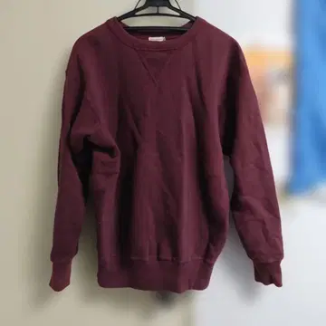 Warehouse 버건디 크루넥 트레이닝복 사이즈 42