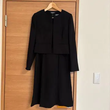 여성용 9호 블랙 포멀 3점 세트 상복 예복