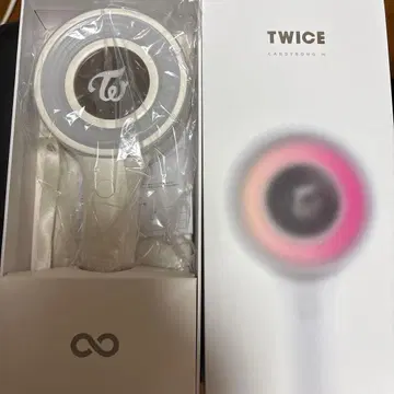 TWICE CANDYBONG 화이트/핑크