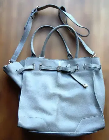 Do CLASSE 그레이 가죽 숄더백