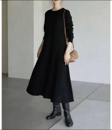 SLOBE IENA 워셔블 플레어 원피스