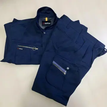 BURTLE 작업복 상하의 네이비 LL