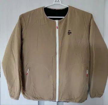 CHUMS 엘모 플리스 리버서블 블루종 자켓 M 베이지 블랙