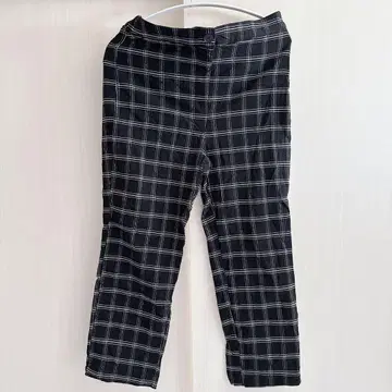 GARAGE 체크 무늬 캐주얼 팬츠 04037