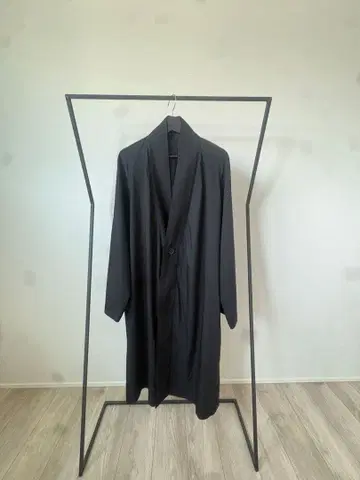 RAINMAKER KYOTO 버튼 달린 롱 코트