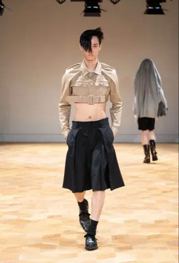 [ORIMI] 25SS 랩 쇼트 슬랙스 사이즈 2