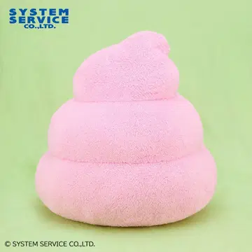 [ 새상품 ] FANS 복슬복슬 핑크 똥 봉제 인형 XL 프리미엄 DX