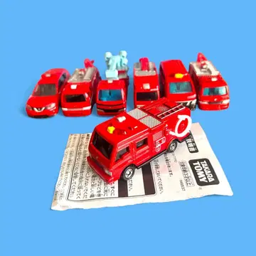 토미카 소방차 세트 6대 + 사운드 토미카 1대